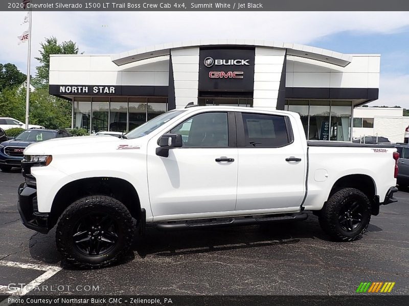 Summit White / Jet Black 2020 Chevrolet Silverado 1500 LT Trail Boss Crew Cab 4x4