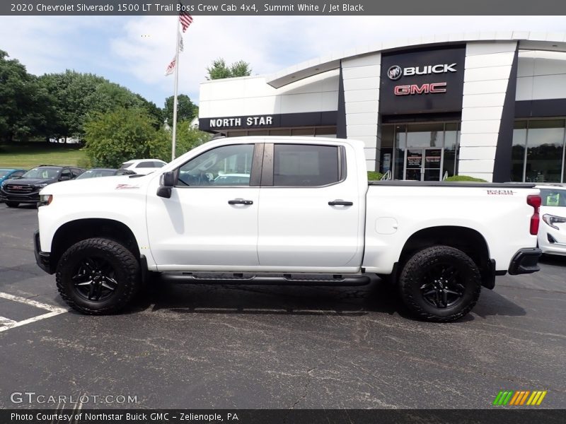 Summit White / Jet Black 2020 Chevrolet Silverado 1500 LT Trail Boss Crew Cab 4x4