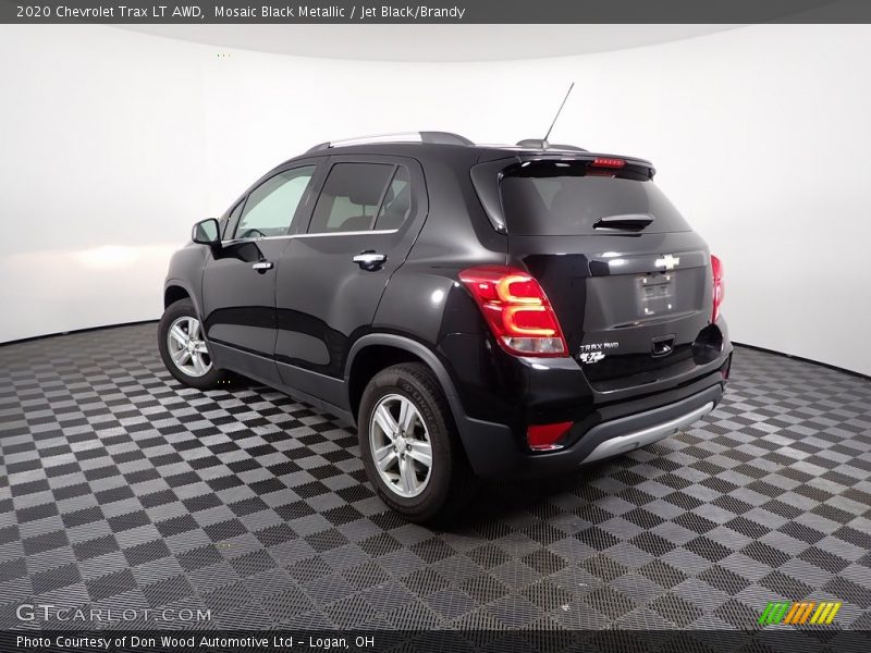 Mosaic Black Metallic / Jet Black/Brandy 2020 Chevrolet Trax LT AWD