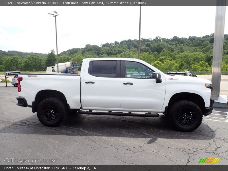 Summit White / Jet Black 2020 Chevrolet Silverado 1500 LT Trail Boss Crew Cab 4x4