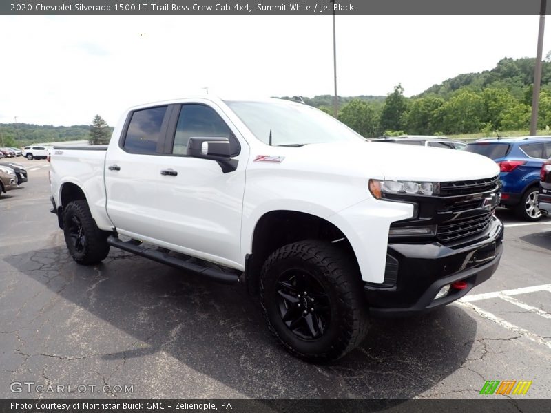 Summit White / Jet Black 2020 Chevrolet Silverado 1500 LT Trail Boss Crew Cab 4x4