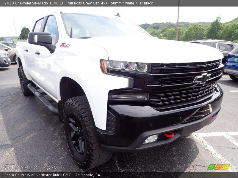 Summit White / Jet Black 2020 Chevrolet Silverado 1500 LT Trail Boss Crew Cab 4x4