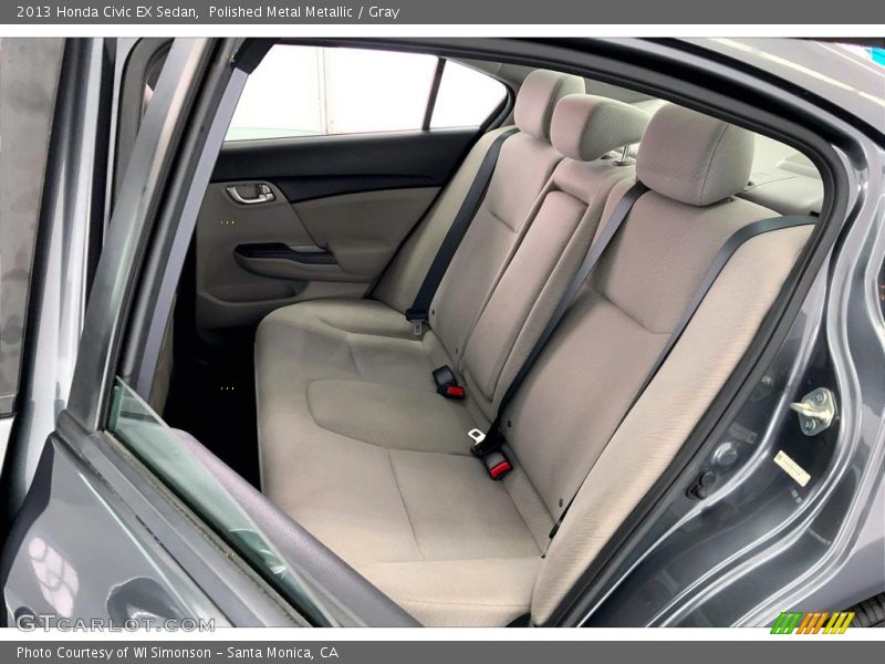 Polished Metal Metallic / Gray 2013 Honda Civic EX Sedan