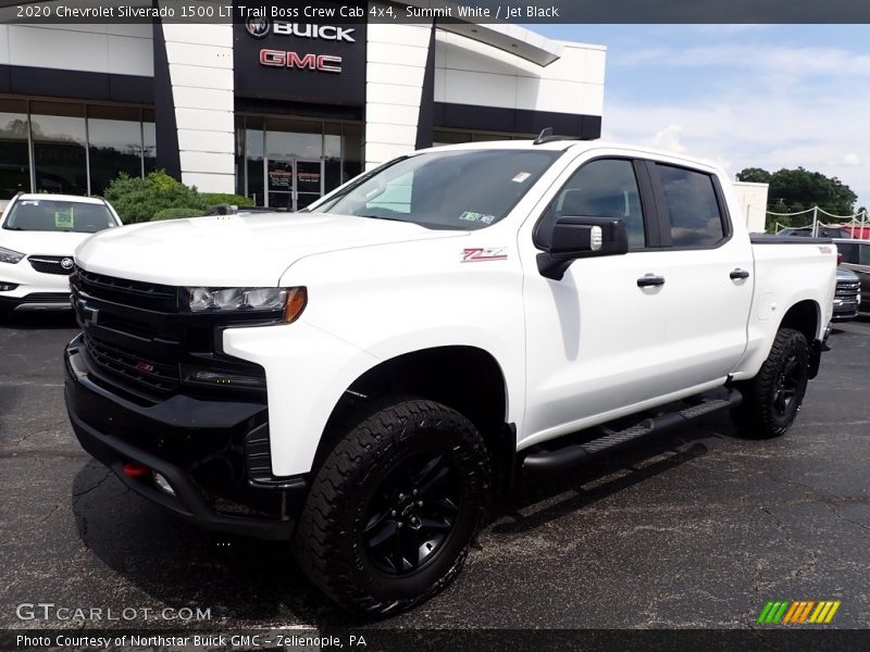 Summit White / Jet Black 2020 Chevrolet Silverado 1500 LT Trail Boss Crew Cab 4x4
