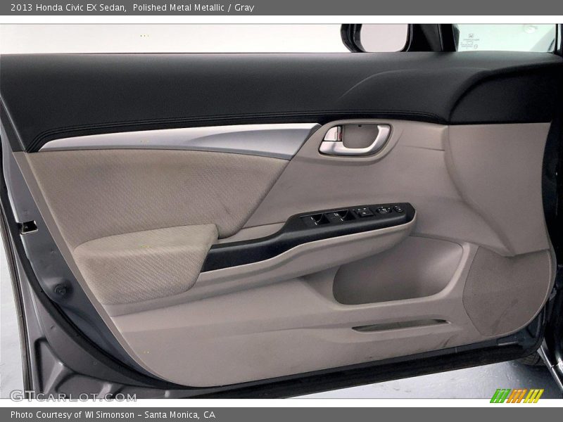 Polished Metal Metallic / Gray 2013 Honda Civic EX Sedan