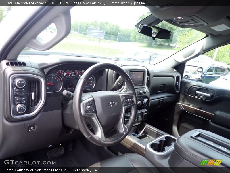 Summit White / Jet Black 2020 Chevrolet Silverado 1500 LT Trail Boss Crew Cab 4x4