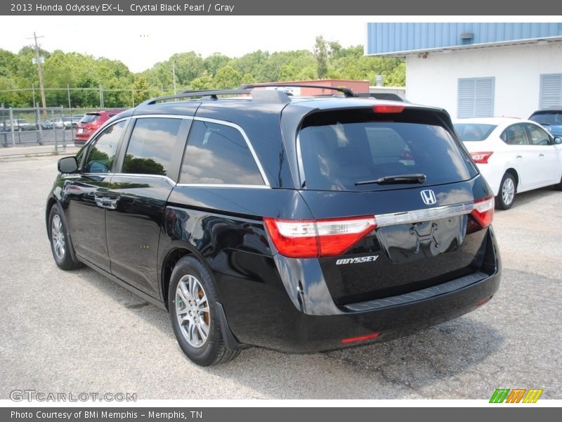 Crystal Black Pearl / Gray 2013 Honda Odyssey EX-L