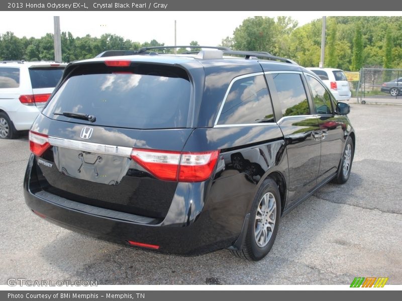 Crystal Black Pearl / Gray 2013 Honda Odyssey EX-L