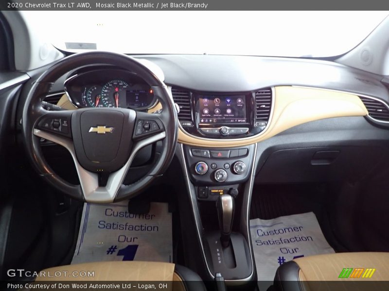 Mosaic Black Metallic / Jet Black/Brandy 2020 Chevrolet Trax LT AWD