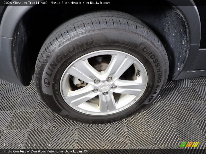 Mosaic Black Metallic / Jet Black/Brandy 2020 Chevrolet Trax LT AWD