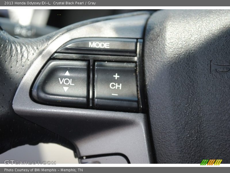 Crystal Black Pearl / Gray 2013 Honda Odyssey EX-L