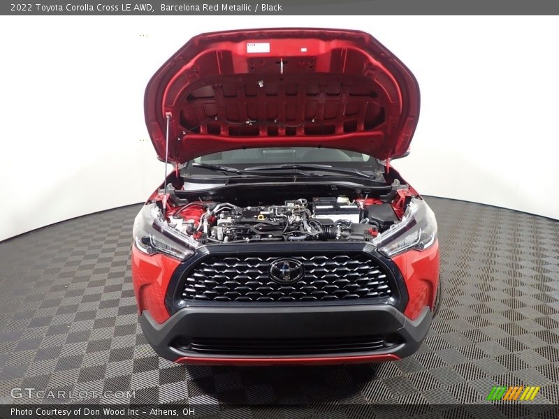 Barcelona Red Metallic / Black 2022 Toyota Corolla Cross LE AWD