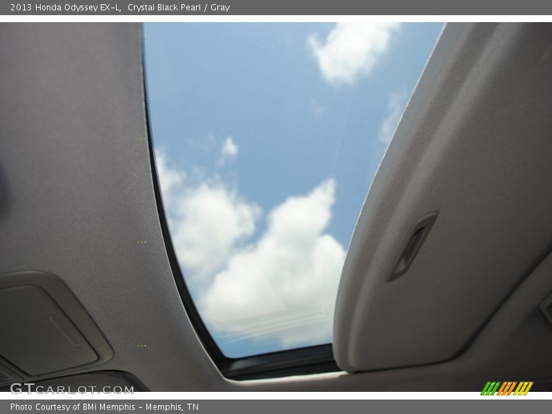 Crystal Black Pearl / Gray 2013 Honda Odyssey EX-L