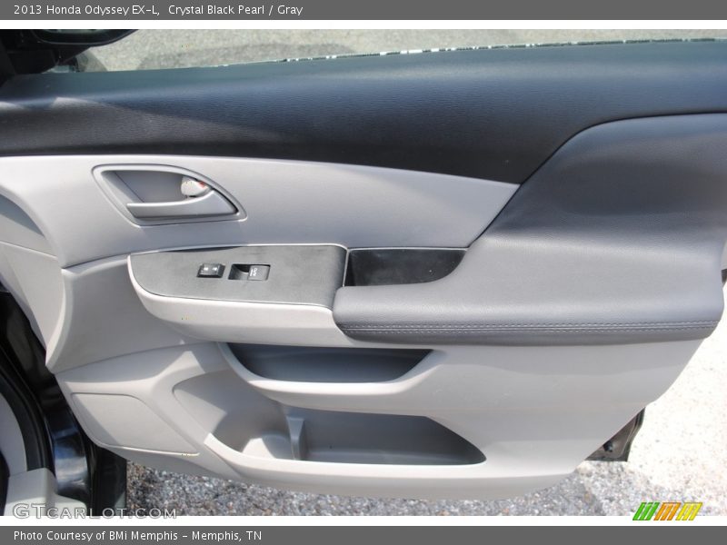 Crystal Black Pearl / Gray 2013 Honda Odyssey EX-L