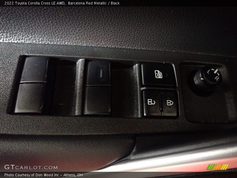 Barcelona Red Metallic / Black 2022 Toyota Corolla Cross LE AWD