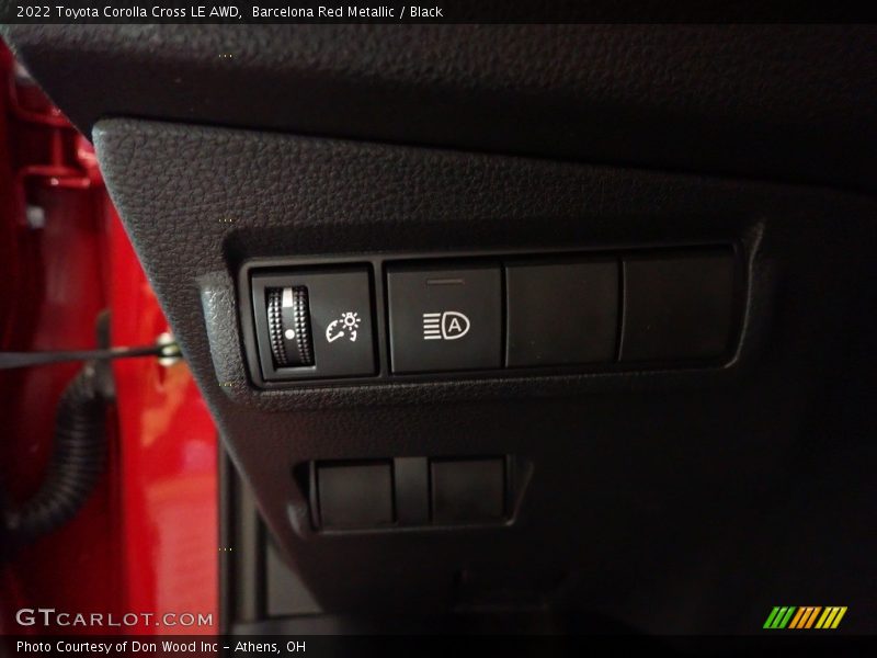 Controls of 2022 Corolla Cross LE AWD