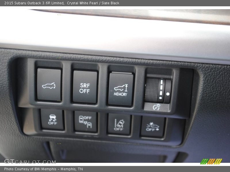 Controls of 2015 Outback 3.6R Limited
