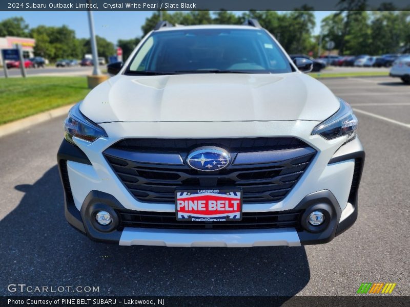 Crystal White Pearl / Slate Black 2024 Subaru Outback Limited