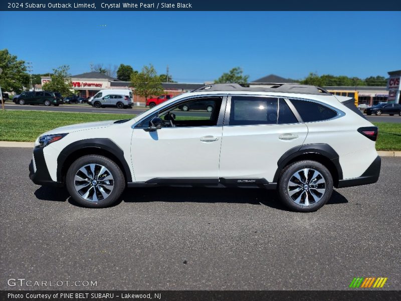 Crystal White Pearl / Slate Black 2024 Subaru Outback Limited