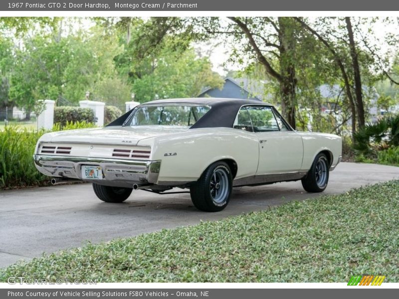 Montego Cream / Parchment 1967 Pontiac GTO 2 Door Hardtop