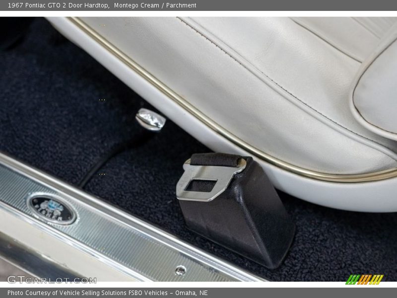 Montego Cream / Parchment 1967 Pontiac GTO 2 Door Hardtop