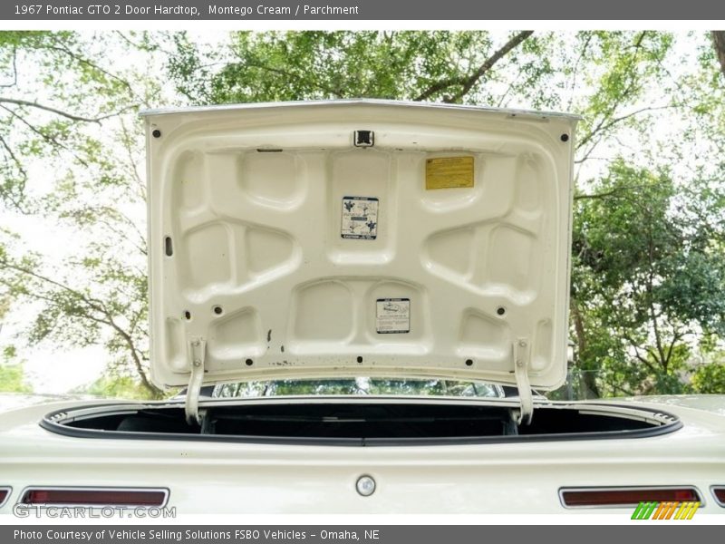 Montego Cream / Parchment 1967 Pontiac GTO 2 Door Hardtop