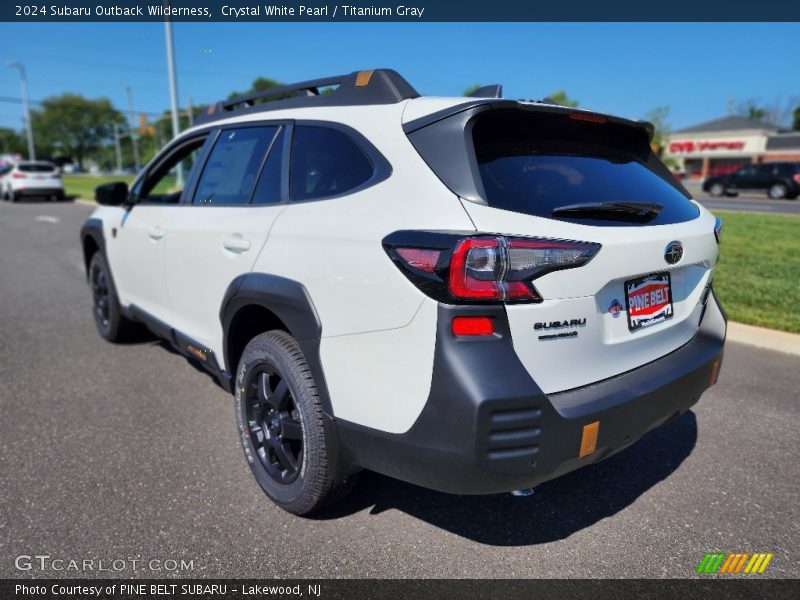 Crystal White Pearl / Titanium Gray 2024 Subaru Outback Wilderness