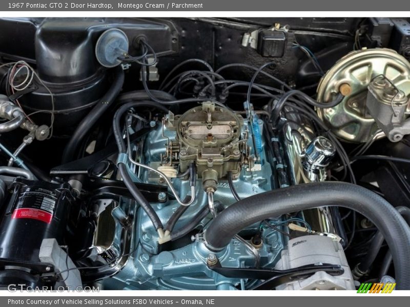  1967 GTO 2 Door Hardtop Engine - 400 cid 6.5 Liter OHV 16-Valve V8