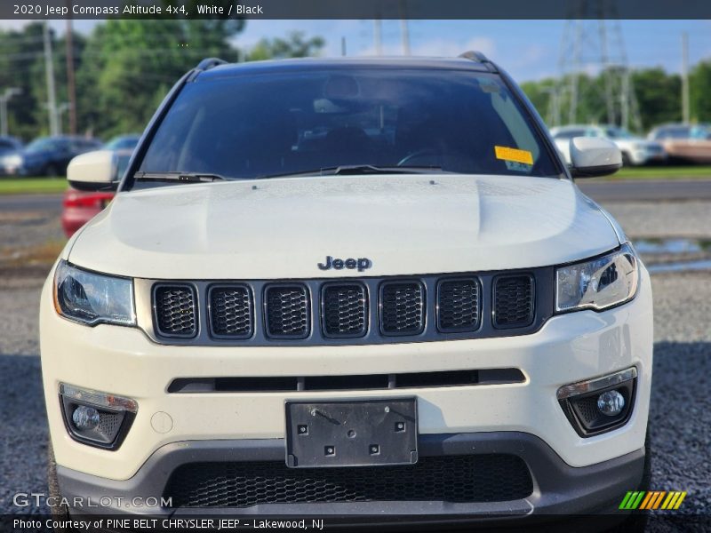 White / Black 2020 Jeep Compass Altitude 4x4