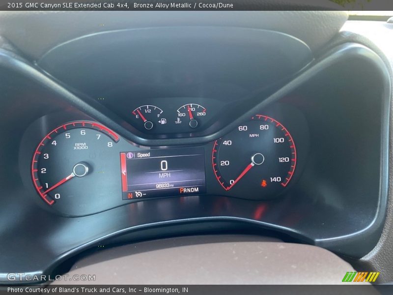  2015 Canyon SLE Extended Cab 4x4 SLE Extended Cab 4x4 Gauges