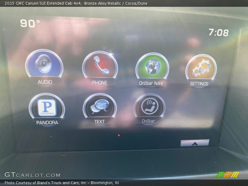 Bronze Alloy Metallic / Cocoa/Dune 2015 GMC Canyon SLE Extended Cab 4x4