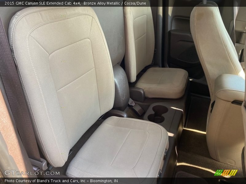 Rear Seat of 2015 Canyon SLE Extended Cab 4x4
