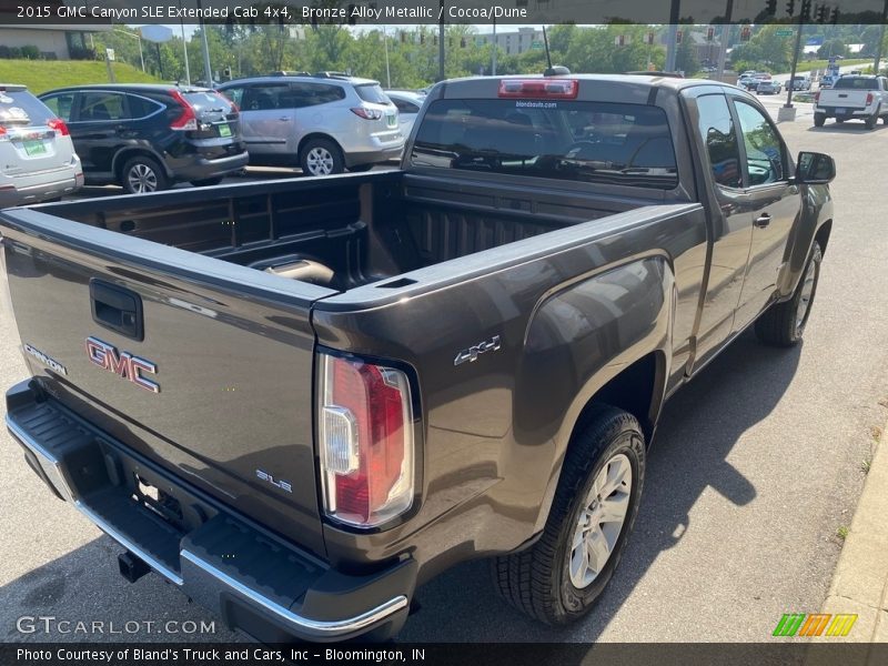 Bronze Alloy Metallic / Cocoa/Dune 2015 GMC Canyon SLE Extended Cab 4x4