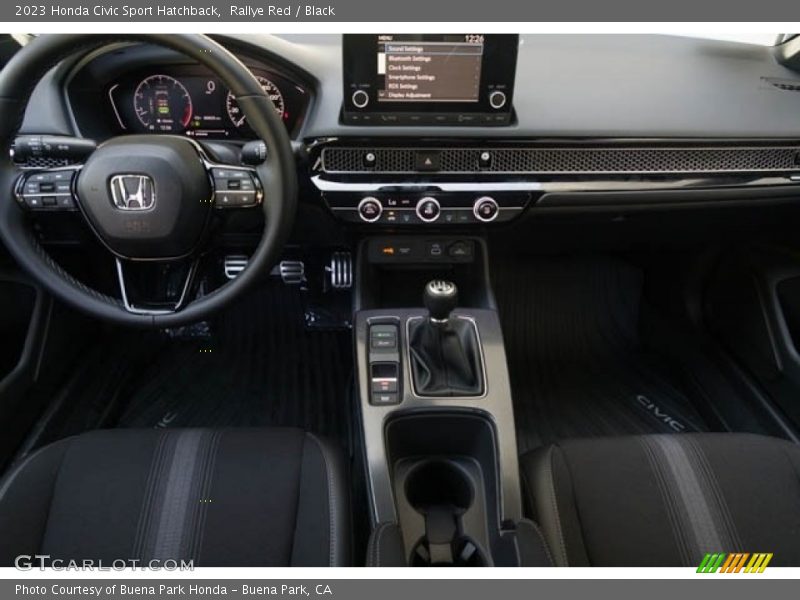 Dashboard of 2023 Civic Sport Hatchback