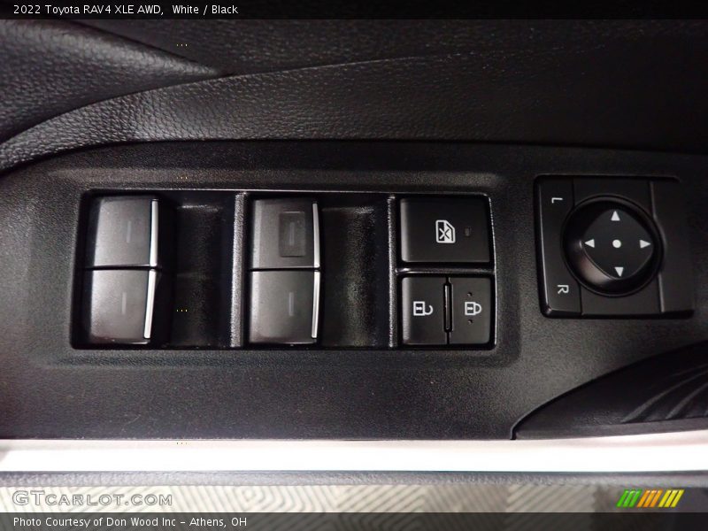 White / Black 2022 Toyota RAV4 XLE AWD