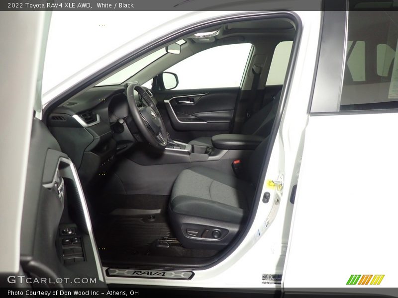 White / Black 2022 Toyota RAV4 XLE AWD