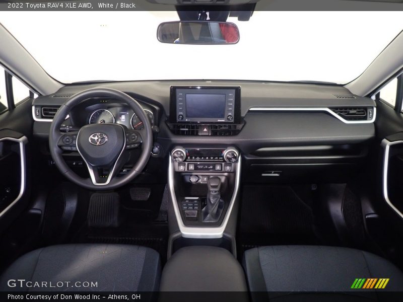 White / Black 2022 Toyota RAV4 XLE AWD