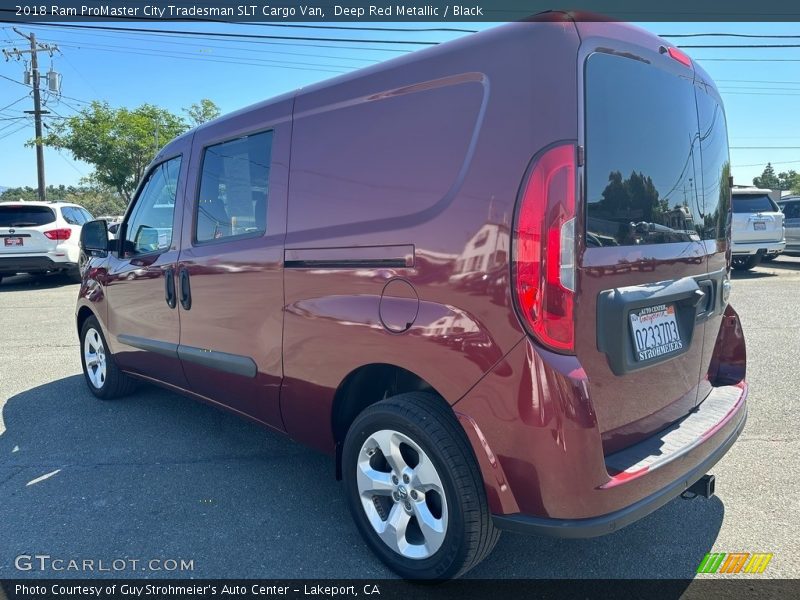 Deep Red Metallic / Black 2018 Ram ProMaster City Tradesman SLT Cargo Van