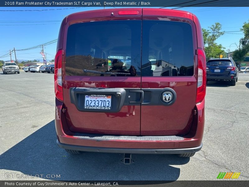 Deep Red Metallic / Black 2018 Ram ProMaster City Tradesman SLT Cargo Van