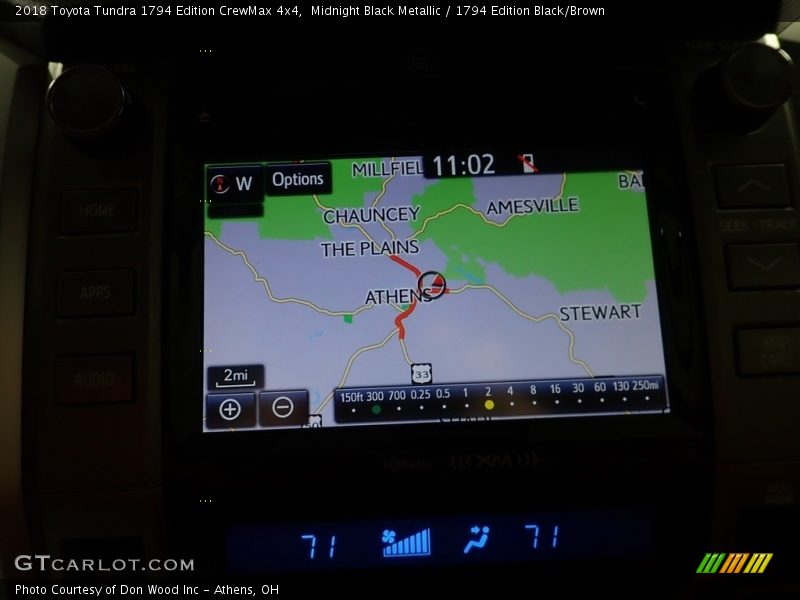 Midnight Black Metallic / 1794 Edition Black/Brown 2018 Toyota Tundra 1794 Edition CrewMax 4x4
