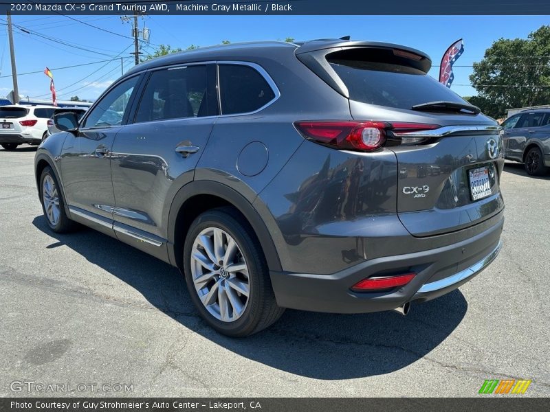 Machine Gray Metallic / Black 2020 Mazda CX-9 Grand Touring AWD