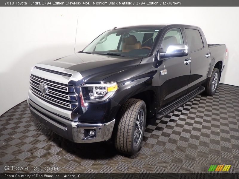 Midnight Black Metallic / 1794 Edition Black/Brown 2018 Toyota Tundra 1794 Edition CrewMax 4x4
