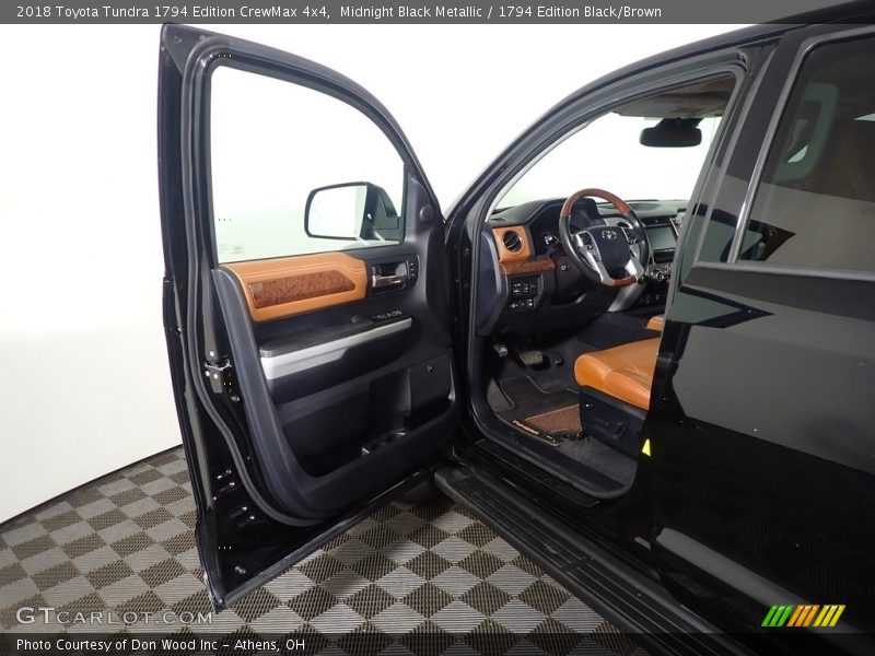 Midnight Black Metallic / 1794 Edition Black/Brown 2018 Toyota Tundra 1794 Edition CrewMax 4x4