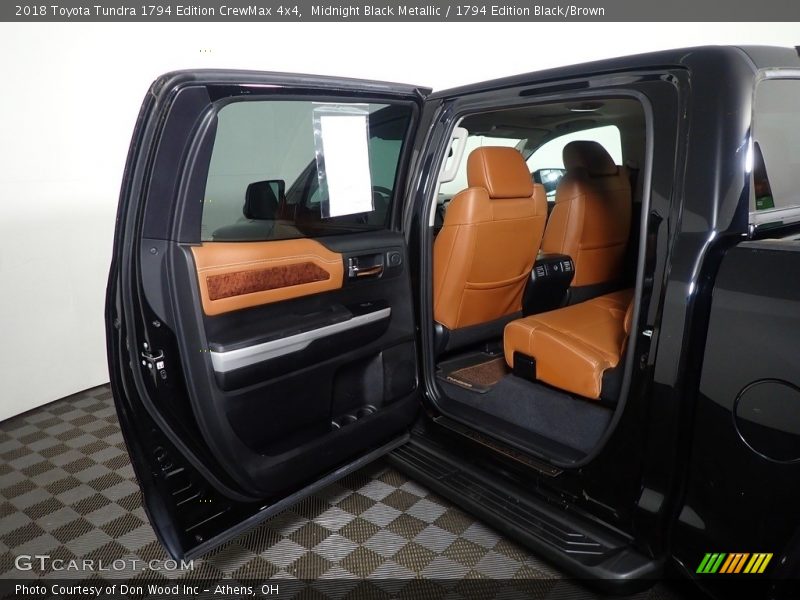 Midnight Black Metallic / 1794 Edition Black/Brown 2018 Toyota Tundra 1794 Edition CrewMax 4x4