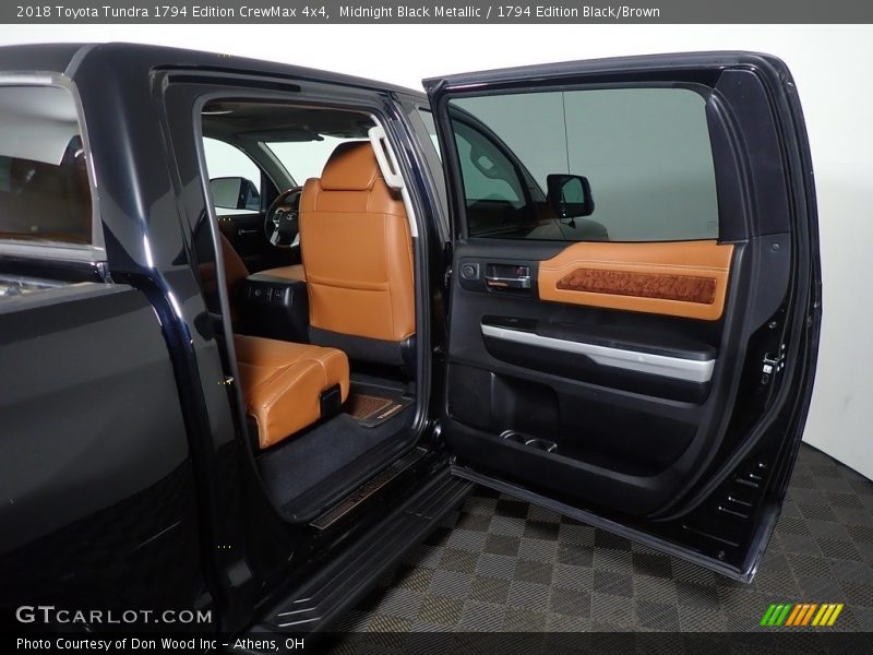 Midnight Black Metallic / 1794 Edition Black/Brown 2018 Toyota Tundra 1794 Edition CrewMax 4x4