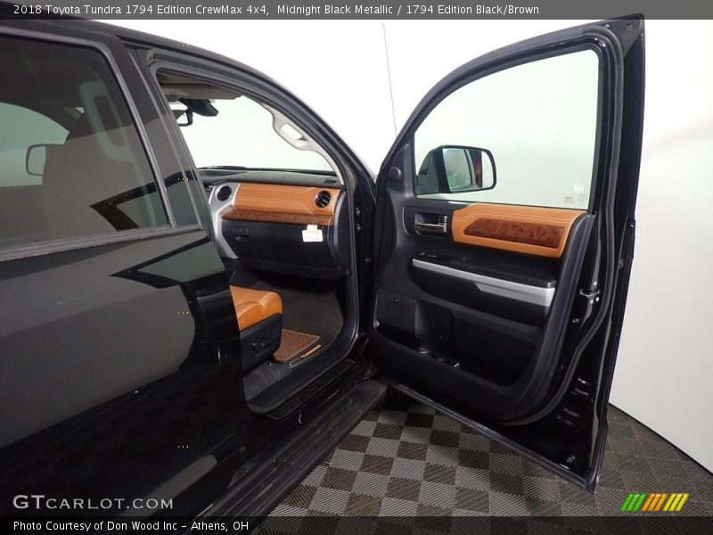 Midnight Black Metallic / 1794 Edition Black/Brown 2018 Toyota Tundra 1794 Edition CrewMax 4x4