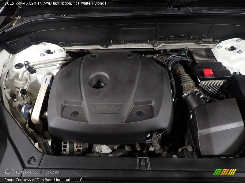  2019 XC90 T6 AWD Inscription Engine - 2.0 Liter Turbocharged/Supercharged DOHC 16-Valve VVT 4 Cylinder