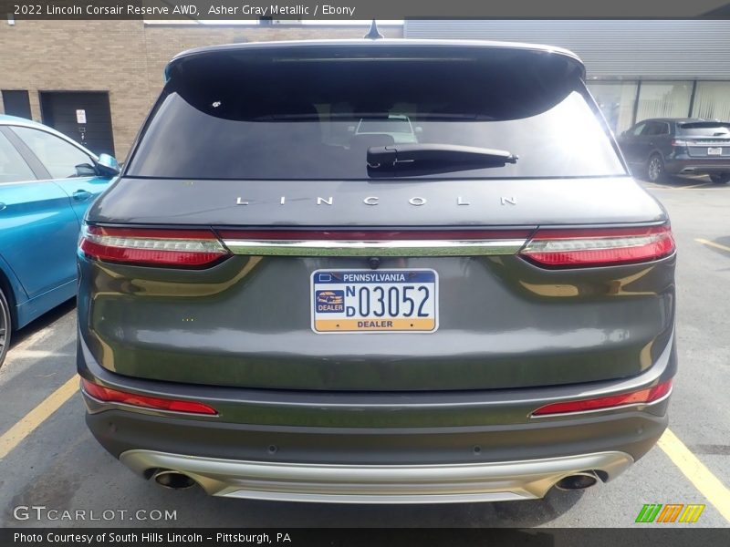 Asher Gray Metallic / Ebony 2022 Lincoln Corsair Reserve AWD