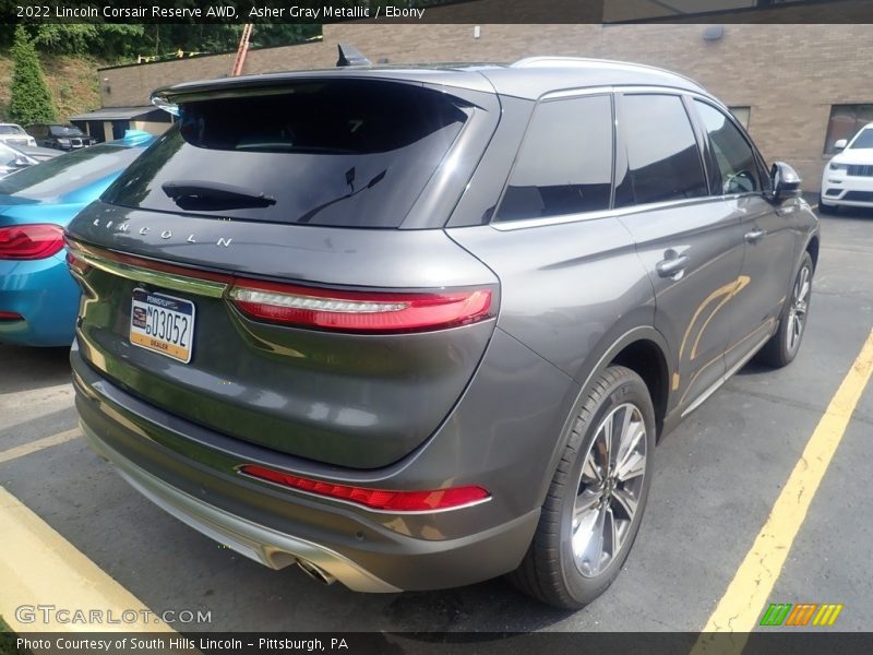 Asher Gray Metallic / Ebony 2022 Lincoln Corsair Reserve AWD