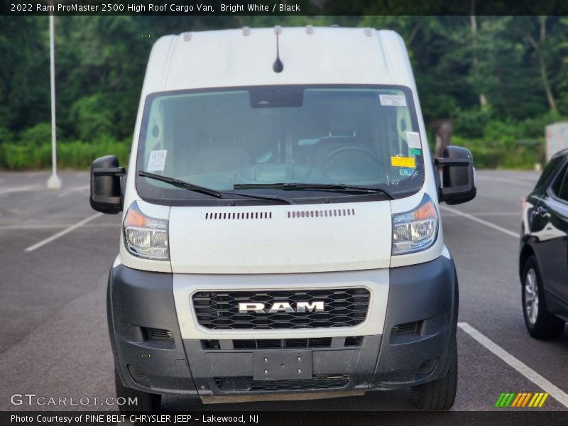 Bright White / Black 2022 Ram ProMaster 2500 High Roof Cargo Van